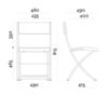 ⁦כסא מתקפל Frame⁩ – תמונה ⁦3⁩